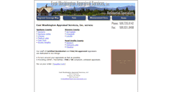 Desktop Screenshot of eastwashingtonappraisals.com
